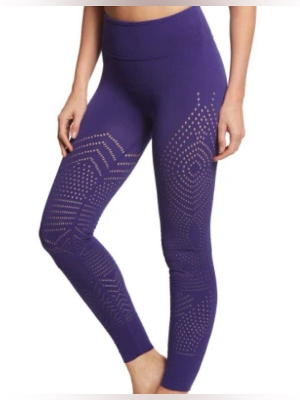 Free People Movement Self-Hem Ecology Leggings Indigo - sz small - athletic